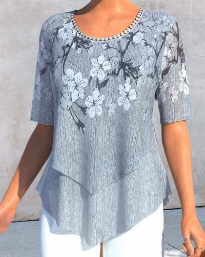 Willow | Blouse florale élégante