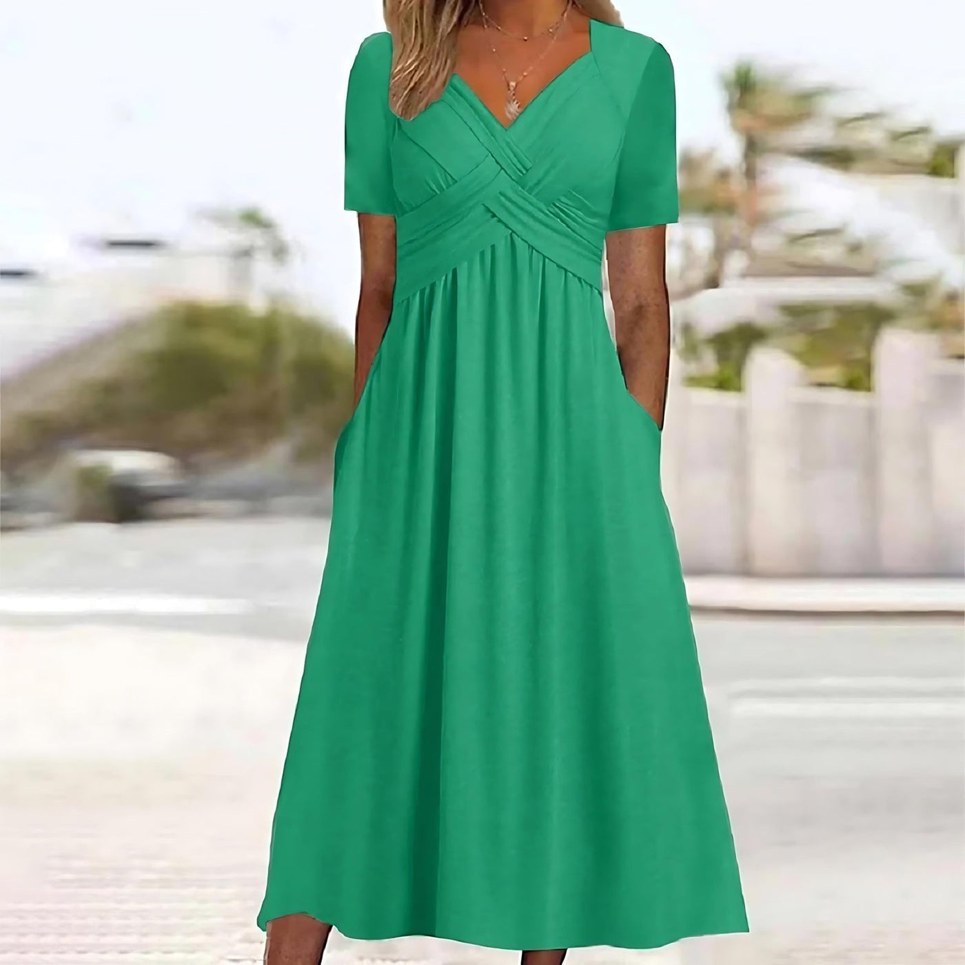 Nadine - Robe longue stylée